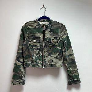Elizabeth and James Textile Camouflage motorcycle jacket